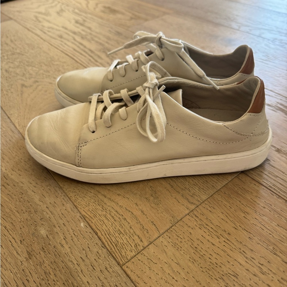 Olukai Women’s Pehuea Li Ili Sneaker Cream Size 7.5